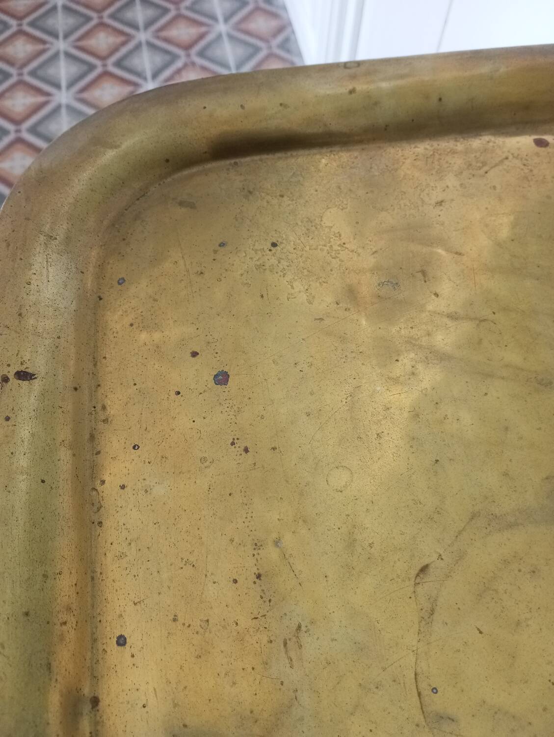 Brass tray
