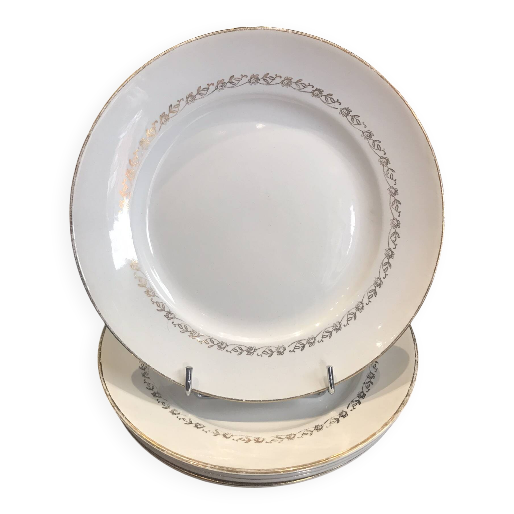 5 flat plates from Moulin des Loups, Orchies