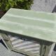 Large vintage olive green jam maker