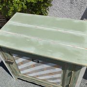 Large vintage olive green jam maker
