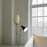Mid-century floor lamp attributed to Hans Bergström for Ateljé Lyktan, Sweden 1950.
