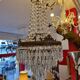 Hot air balloon chandelier with grapevines early twentieth century