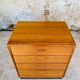 Commode en teck scandinave à 4 tiroirs par Kempkes années 60