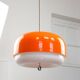 Rare lampe à pendentif Méduse XXL orange de Guzzini, années 1970