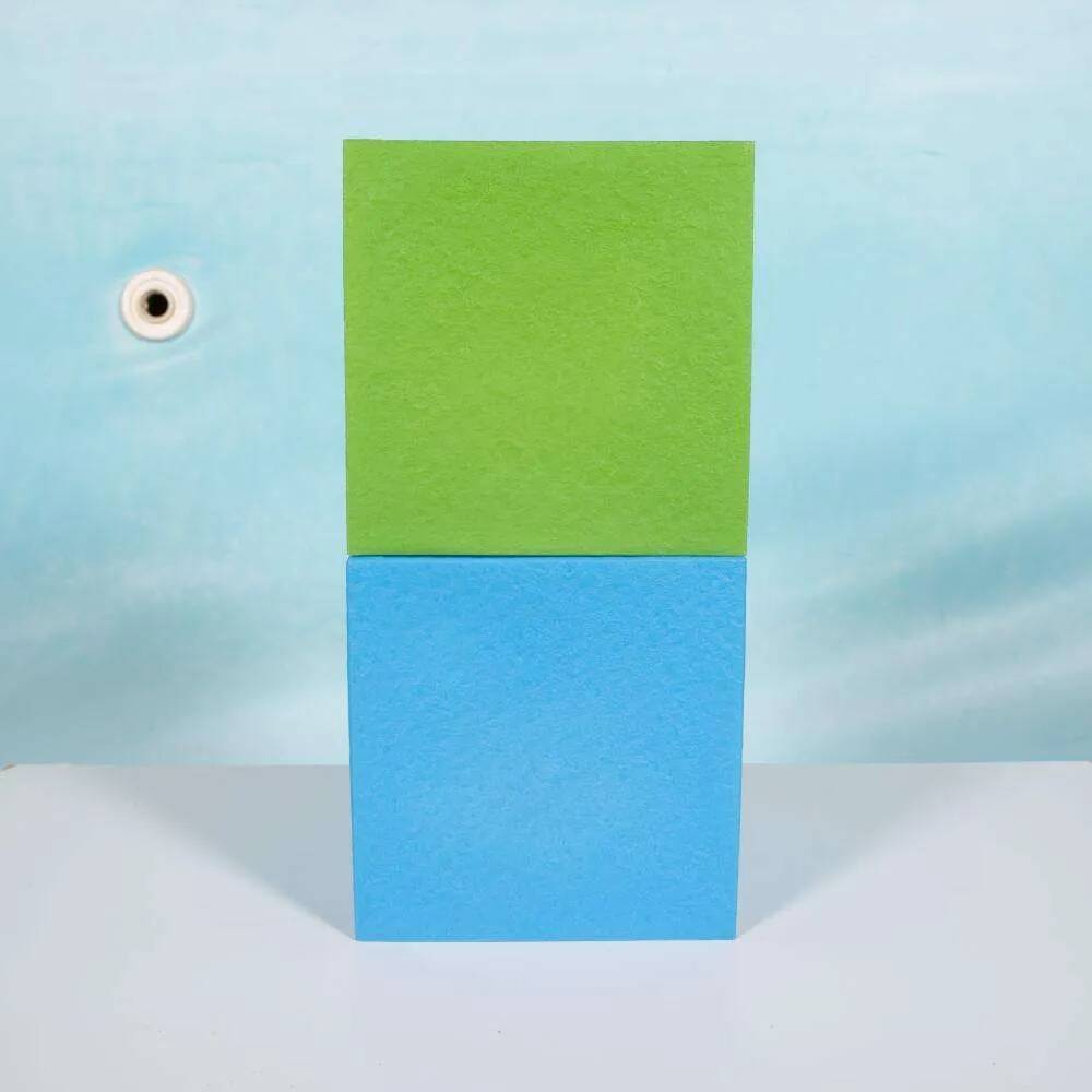 Postmodern cube lamp for children's room, Heico cubism light column.