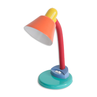 Multicolored articulated desk lamp Aluminor - 80s