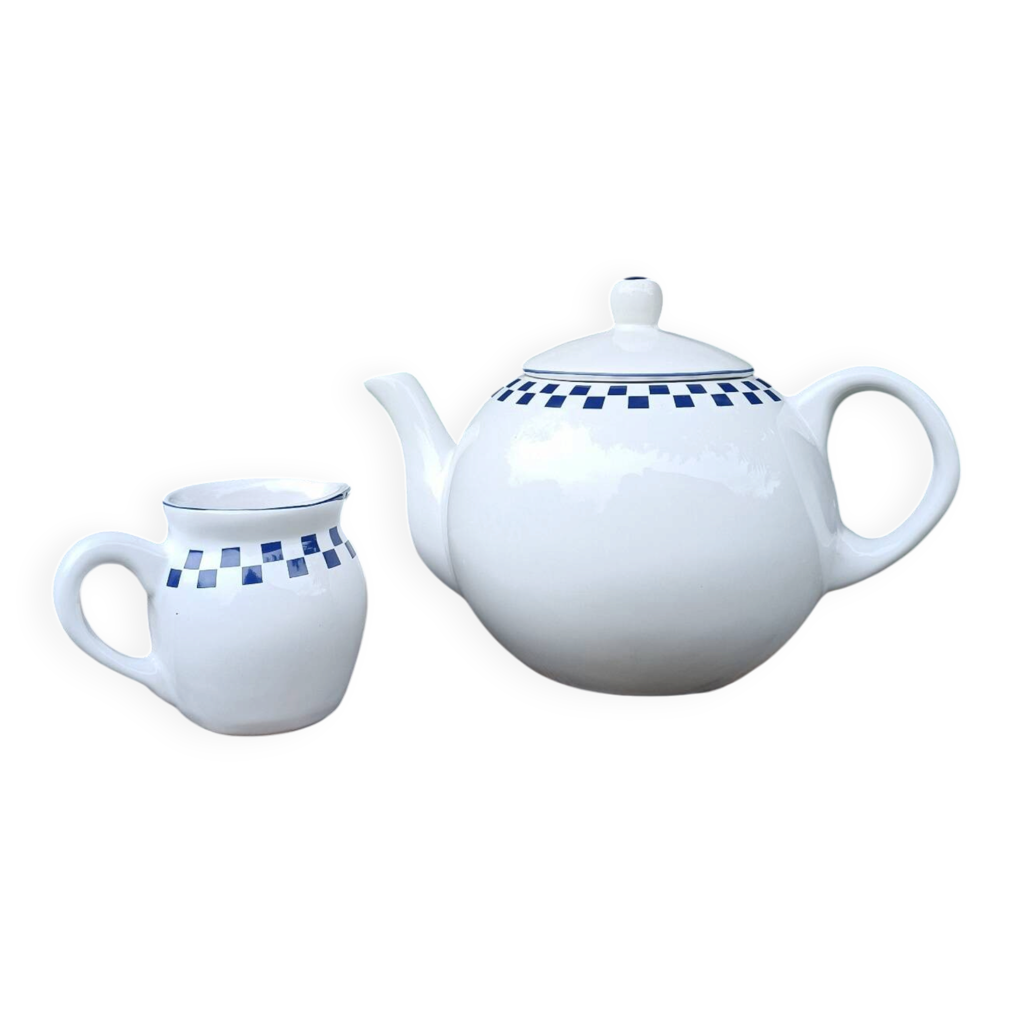 Retro Brass Teapot and Milk Jug Set, Country Style 💐
