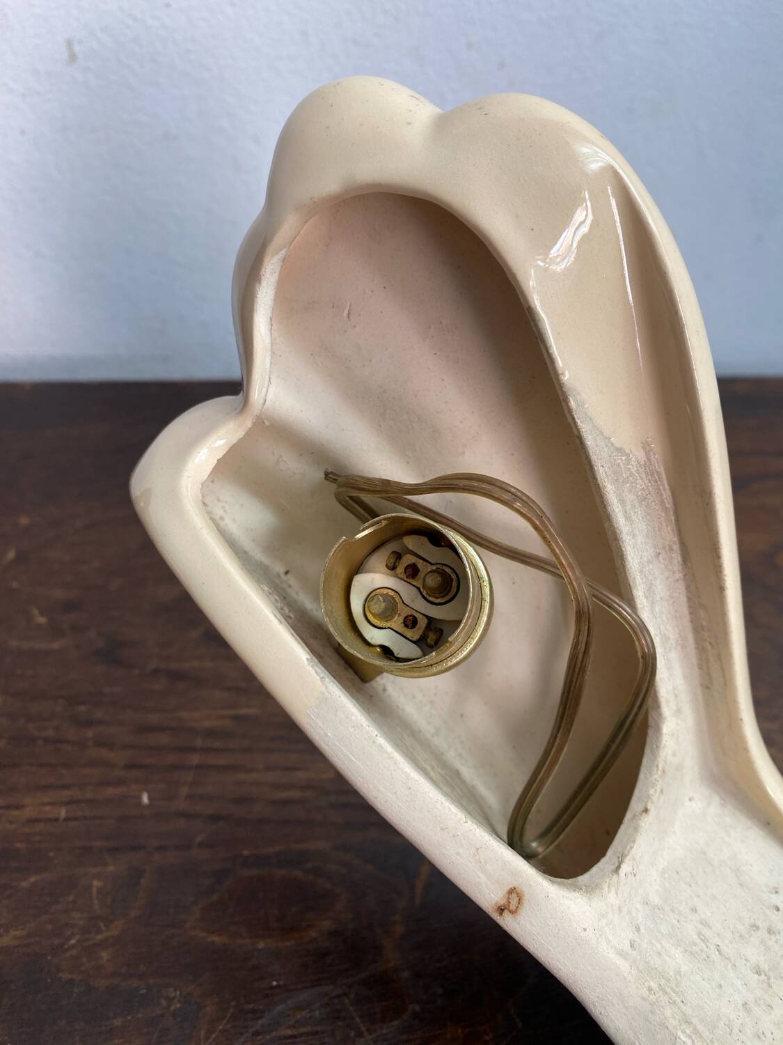 Art Deco ceramic wall light