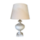Vintage travertine lampfoot