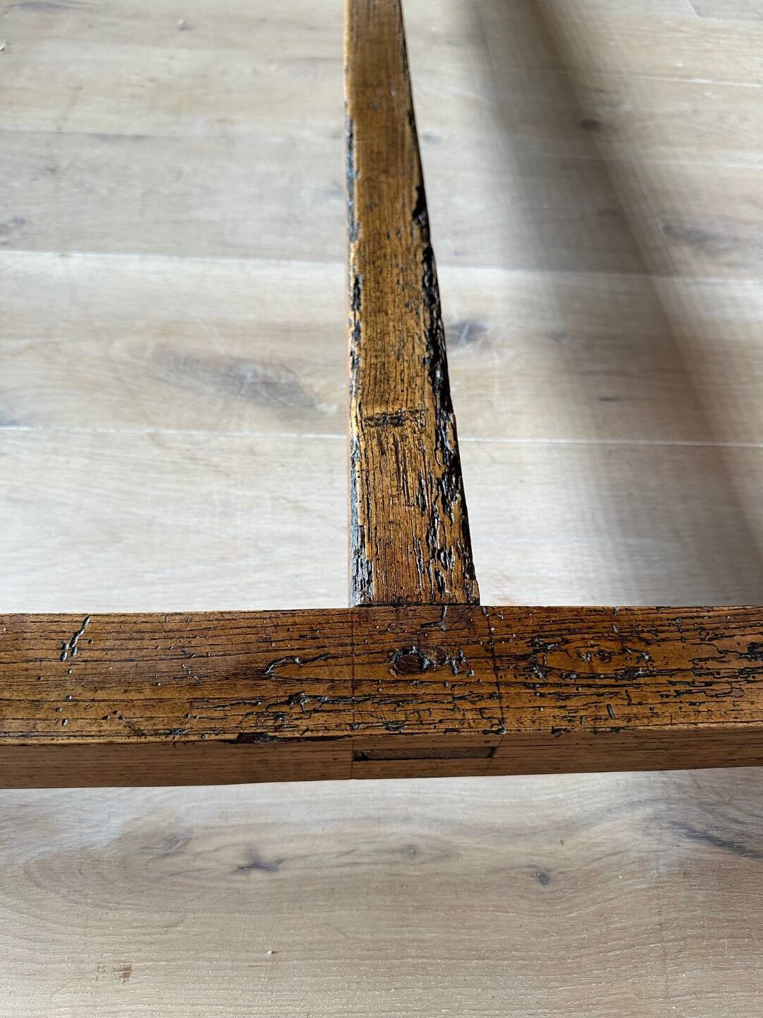 Table de ferme antique en chêne