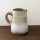 Glazed stoneware pitcher Pierre Lion Puisaye sandstone