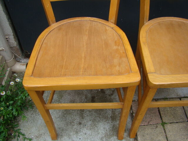 Pair of antique bistro chairs