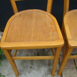 Paire de chaises bistrot anciennes