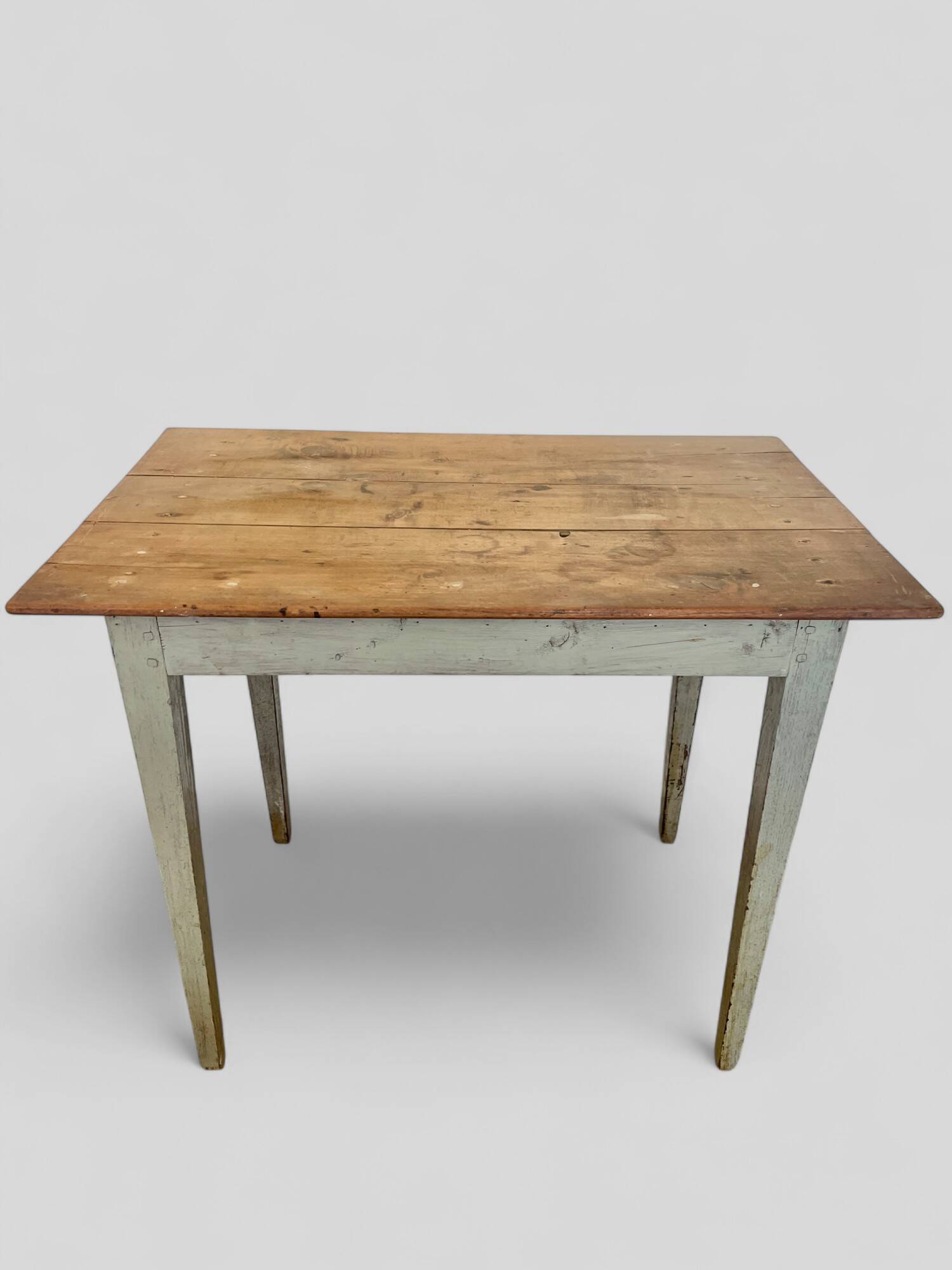 Antique patinated wooden table