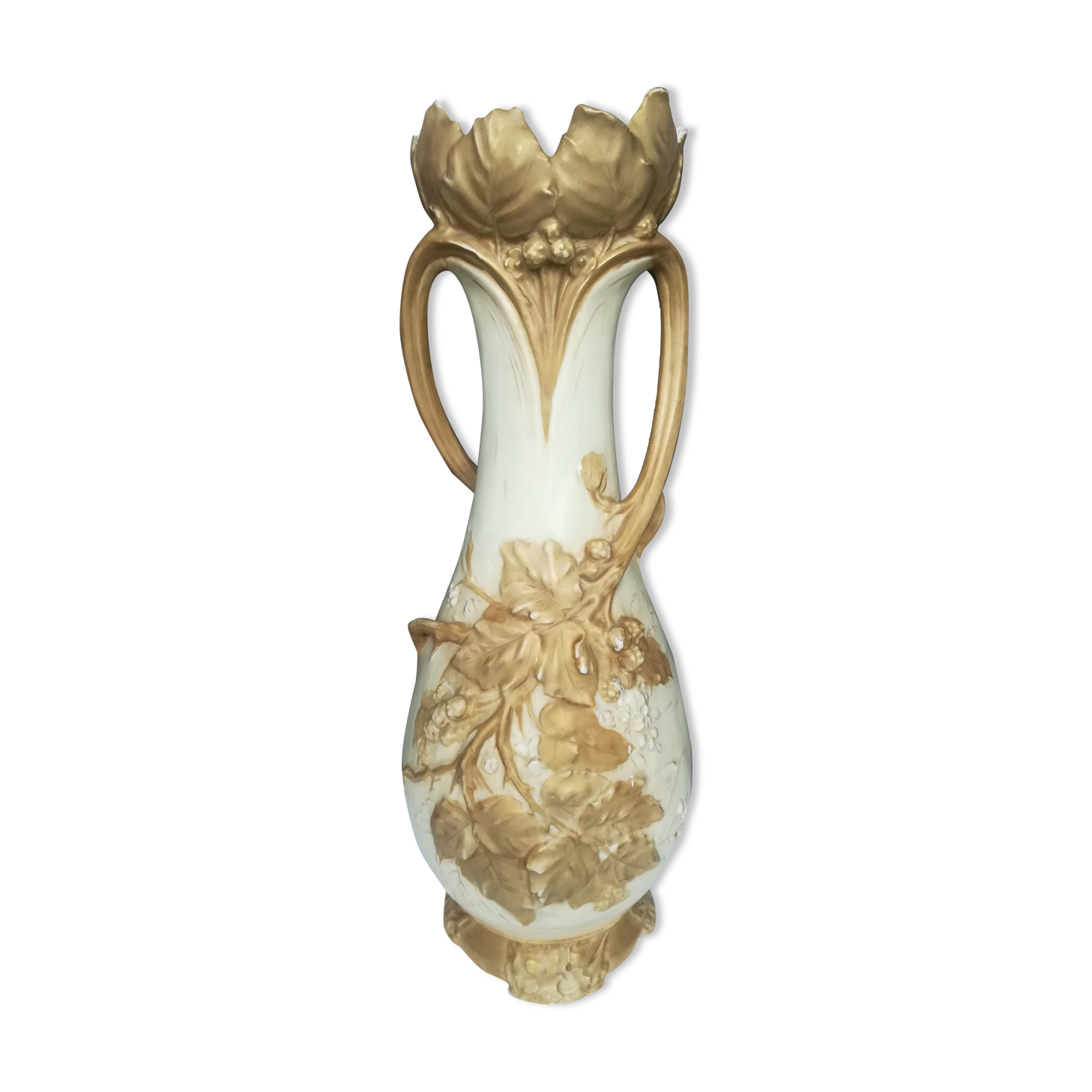 Royal Dux art nouveau porcelain vase