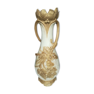 Vase art nouveau Royal Dux en porcelaine