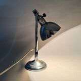 Lampe de table/lanterne Art Déco en chrome, années 1930