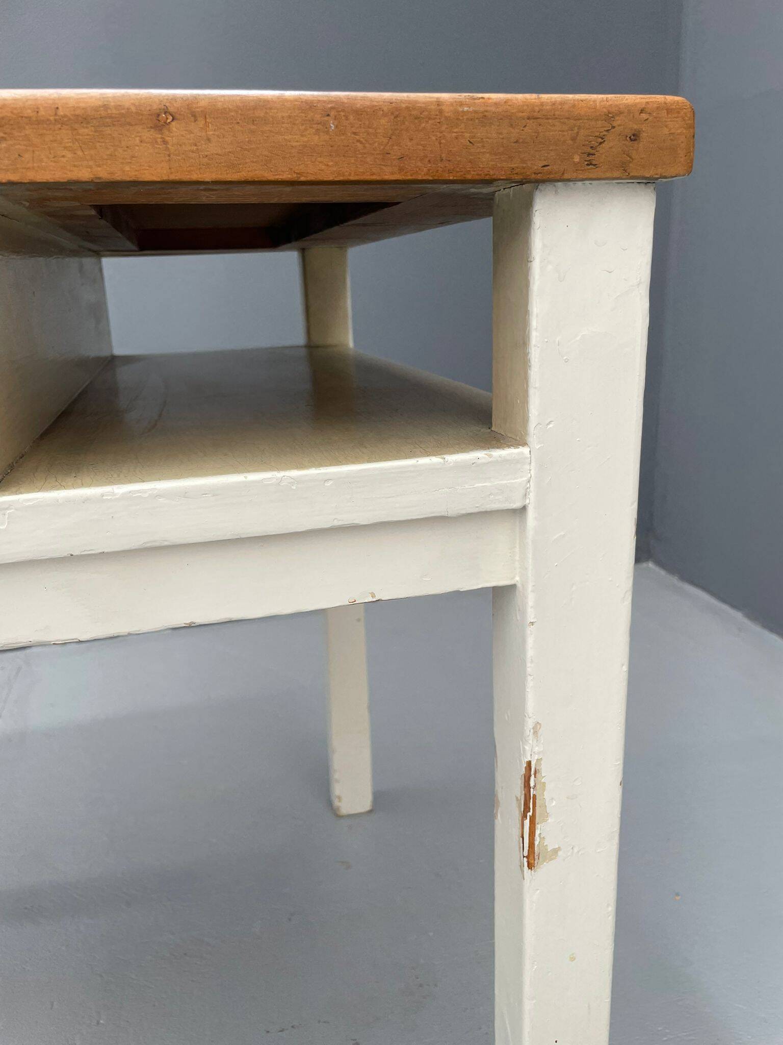 Vintage Writing Desk with Drawer, Czechoslovakia, ca. 1950s–60s