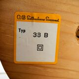 1970s Swedish pine bent veneer table lamp by GB Solbackens Svarveri