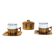 Porcelain coffee set, Italian design, 1970s, designer: Claude Delvé, manufa