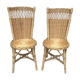 Pair of rattan chairs