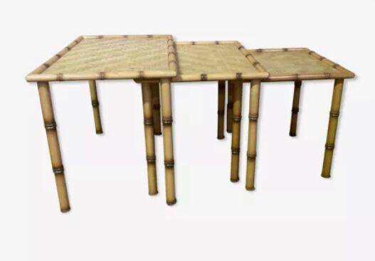 Bamboo trundle table