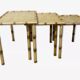 Table gigogne bambou
