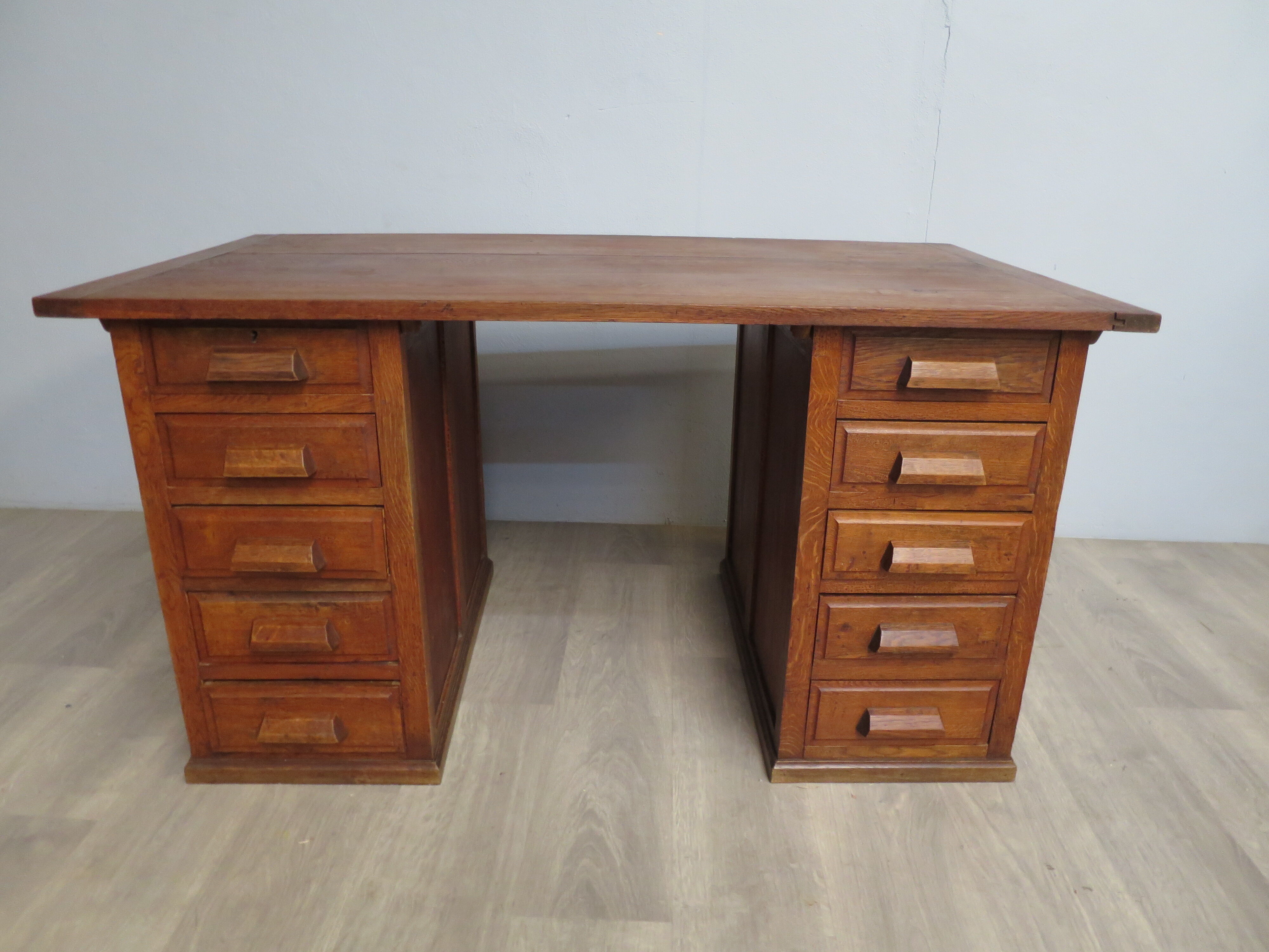 Former 1950s oak desk