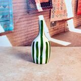 Striped hollow bottle artisan vase