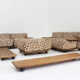 Pianura sofa set by Mario Bellini for Cassina, 1970s, Set of 10