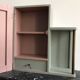 Art deco toilet cabinet to hang