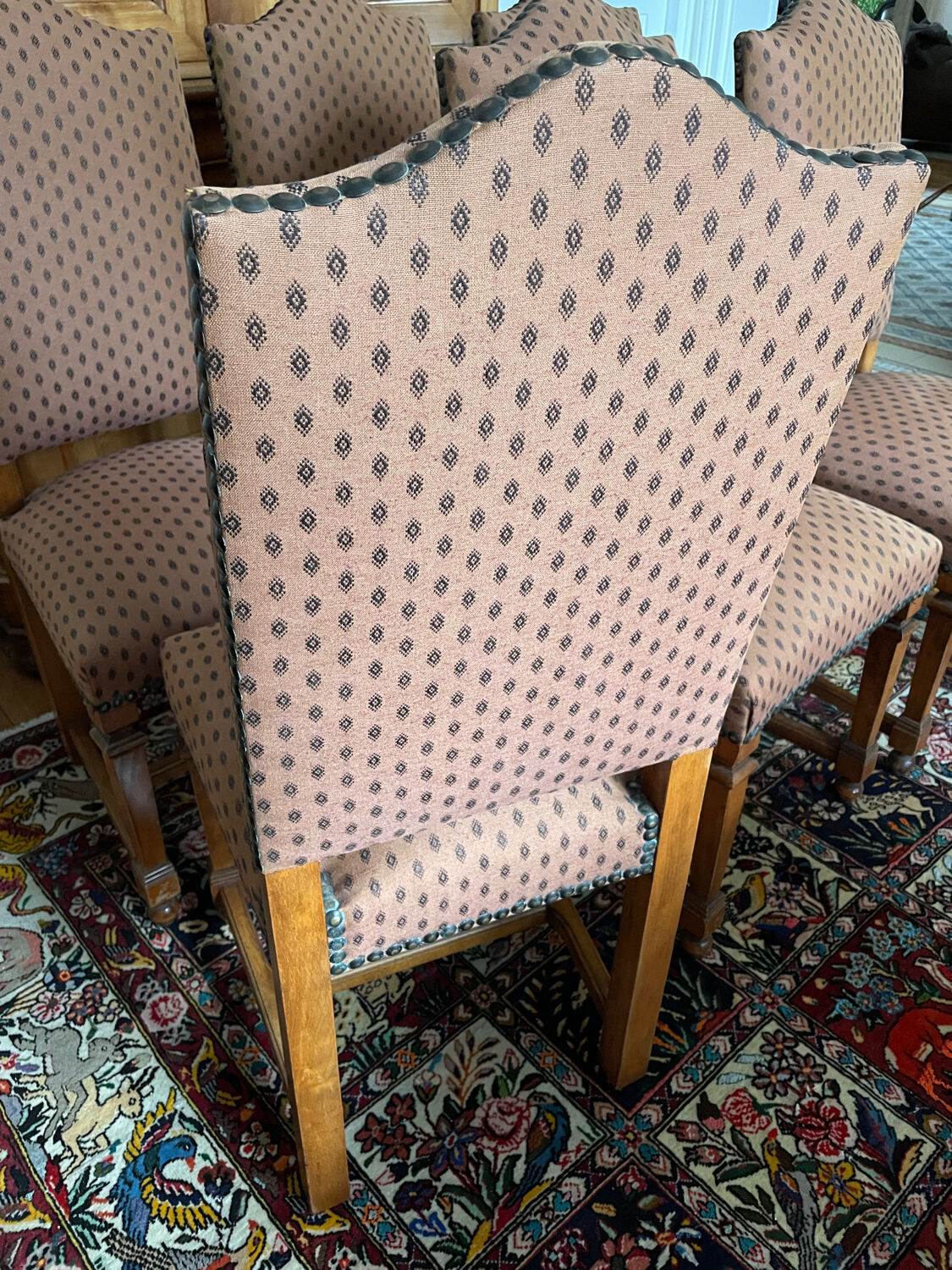 Set of 6 Louis XIII chairs