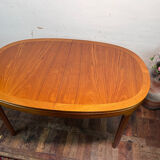 Mid Century Retro Vintage Teak Extending Dining Table