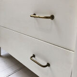 White vintage chest of drawers