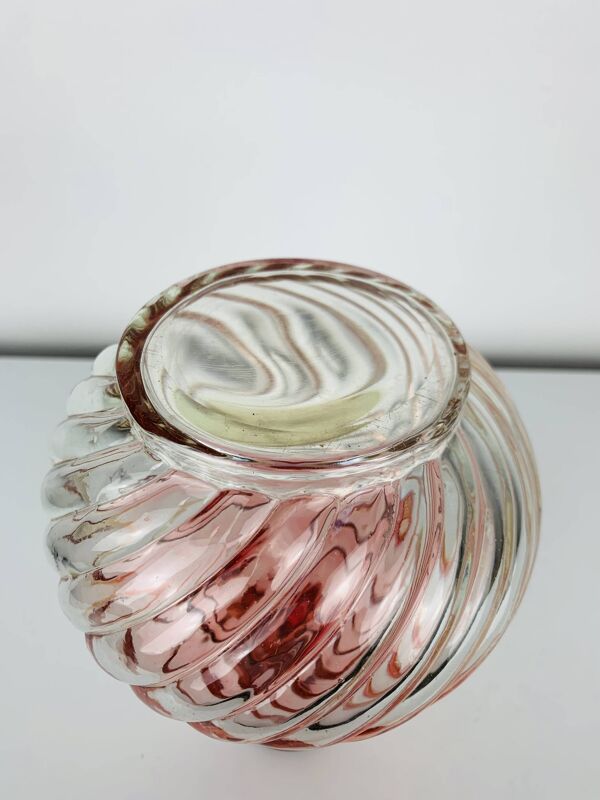 Vase en cristal de Baccarat modèle Bambou