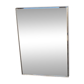 Vintage bevelled rectangular mirror – 60 × 42 cm