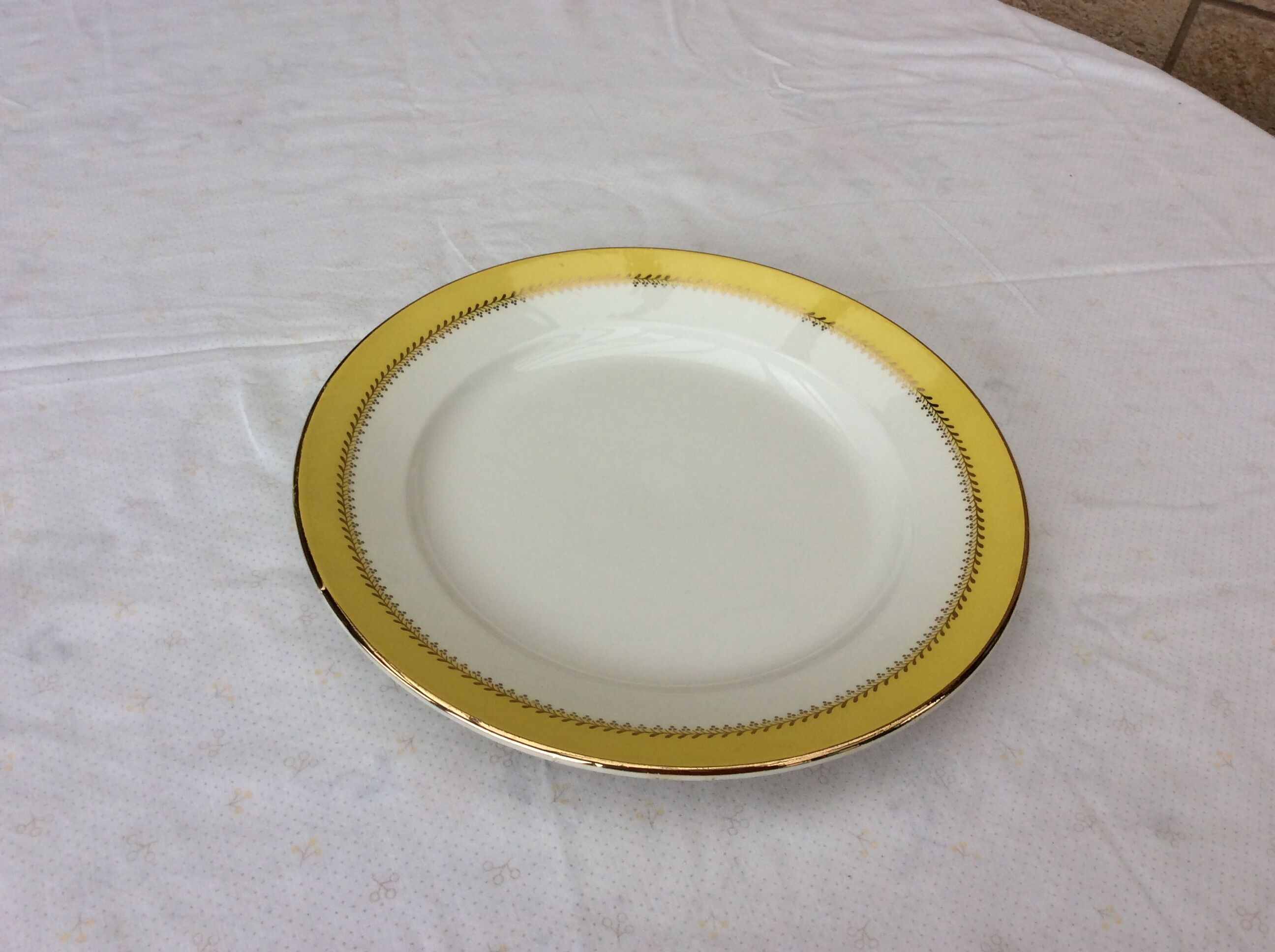 Plat rond Collection Biarritz vintage