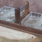 Art Deco ramekin holder, server or aperitif tray