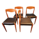 Chaises vintage style scandinave