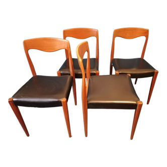 Chaises vintage style scandinave