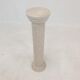 Italian travertine side table or pedestal, 1980's
