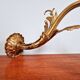 Art Deco wall light in gilt bronze and satin glass, 1920s