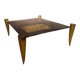 Brutalist coffee table by Jean Jacques Argueyrolles from the 1970s.