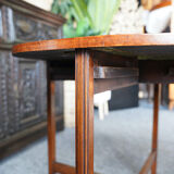 Tables imbriquées japonaises incrustées de Shibayama en noyer burr