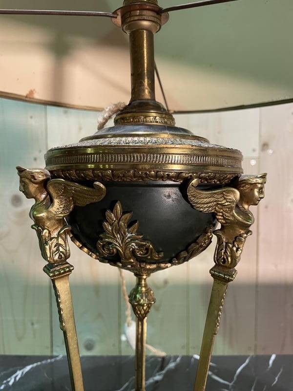 Empire bronze lamp in Athens