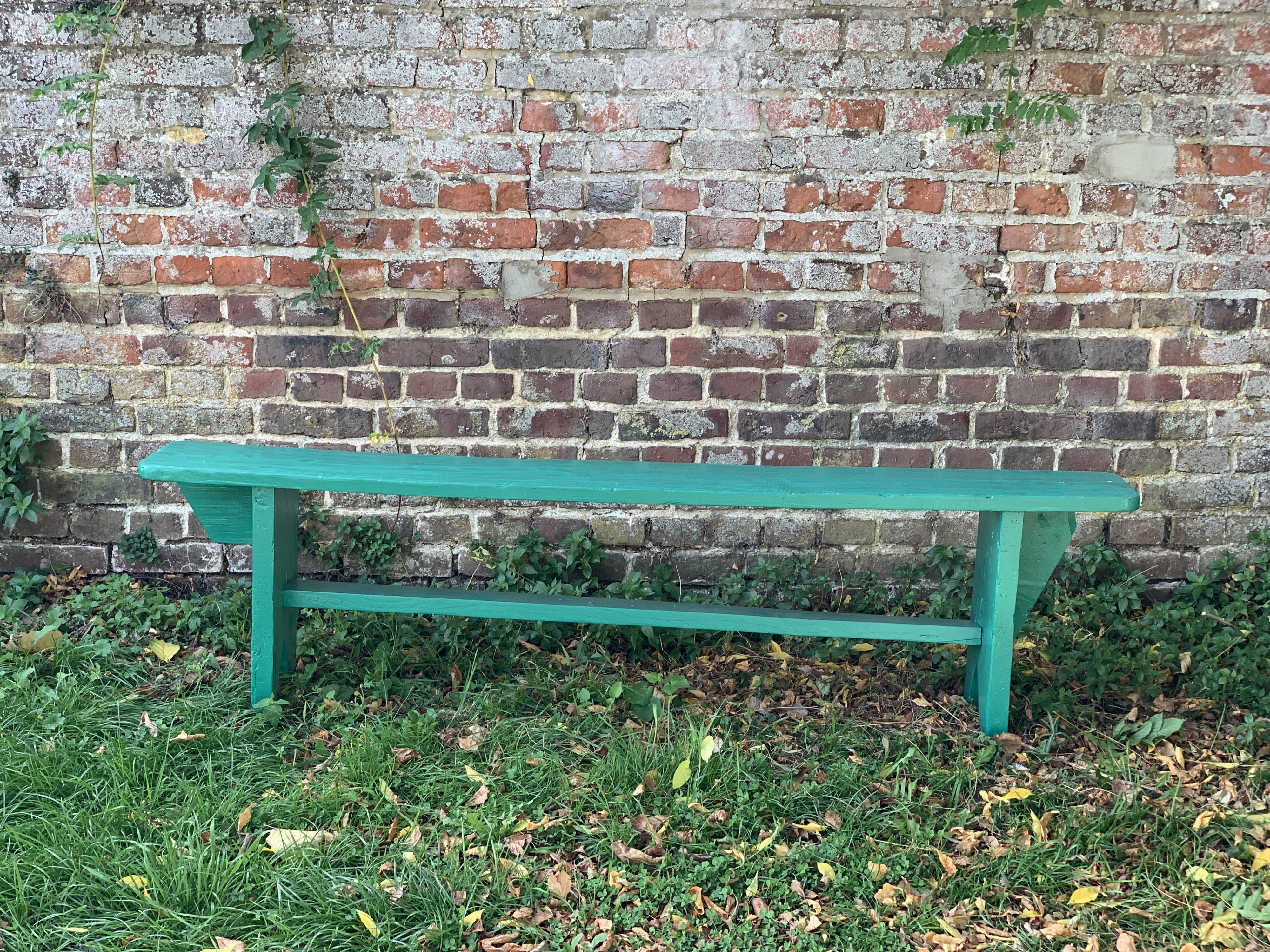 Wooden bench