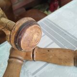 Porte manteau ancien en bambou vintage