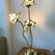 Vintage lotus flower lamp
