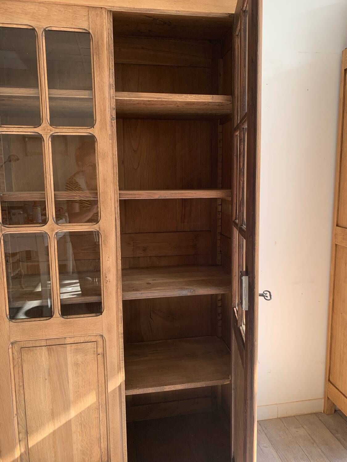 Parisian glass cabinet