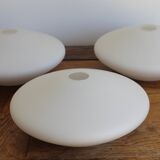 3 globes vintage suspension chandelier scandinavian design louis kalff philips